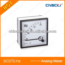 SCD72-Hz analog panel meter frequency meter